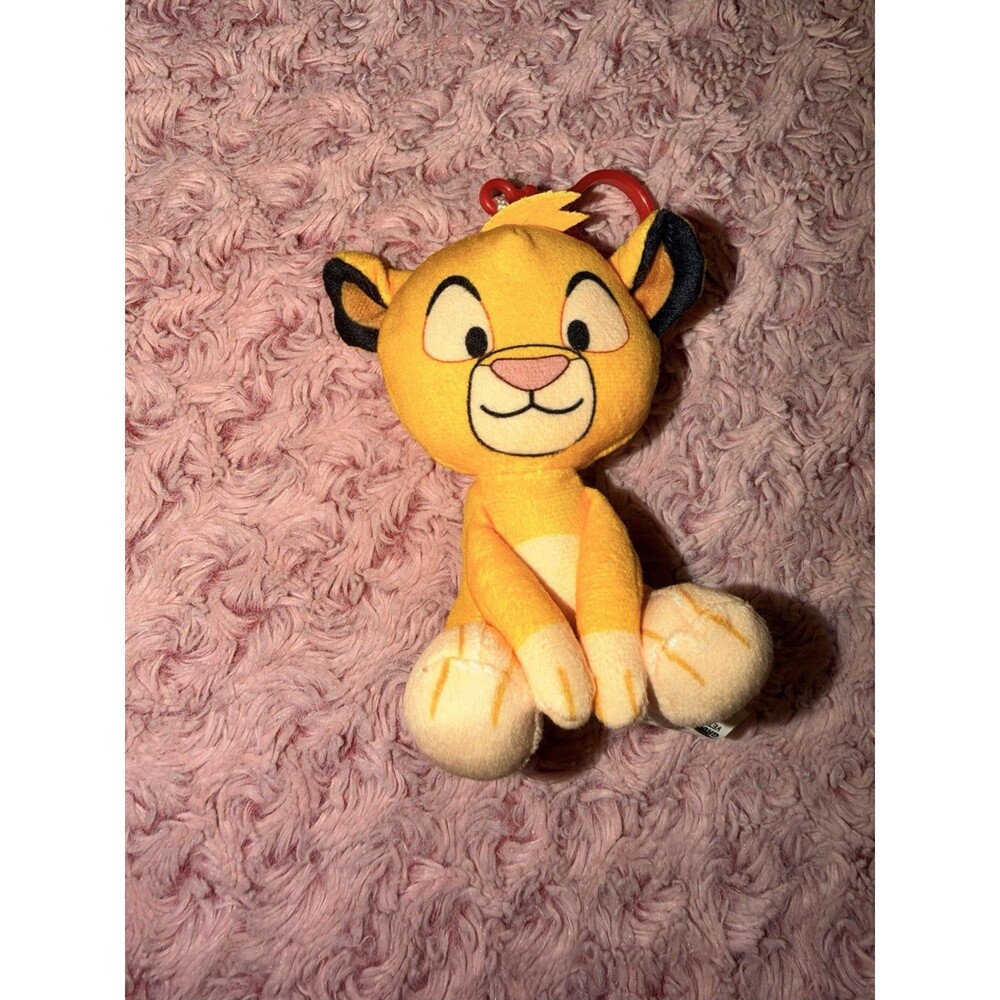 Disney Clip Blind Bag Plush Character Holiday Set Simba Lion King Keychain